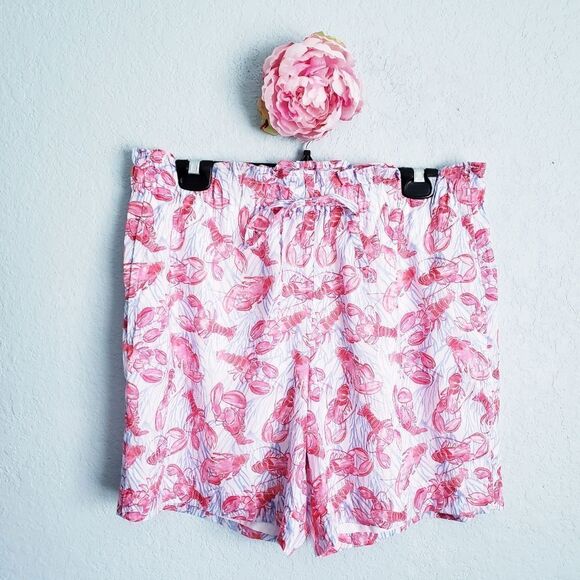 Talbots‎ Lobster Print Pull On Shorts - Picture 1 of 11
